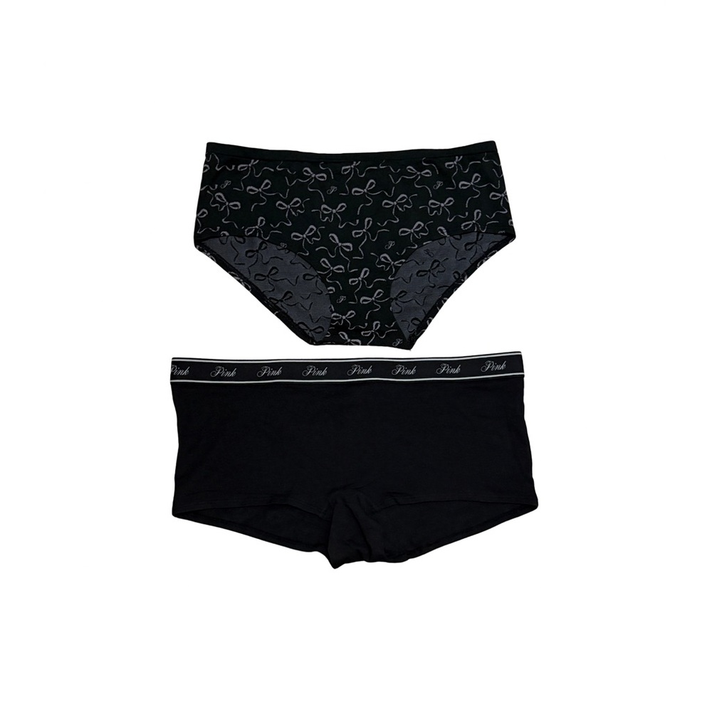 NWT Lot of 2 Victoria’s Secret PINK Hiphugger and Boyshort Panties Size XL
